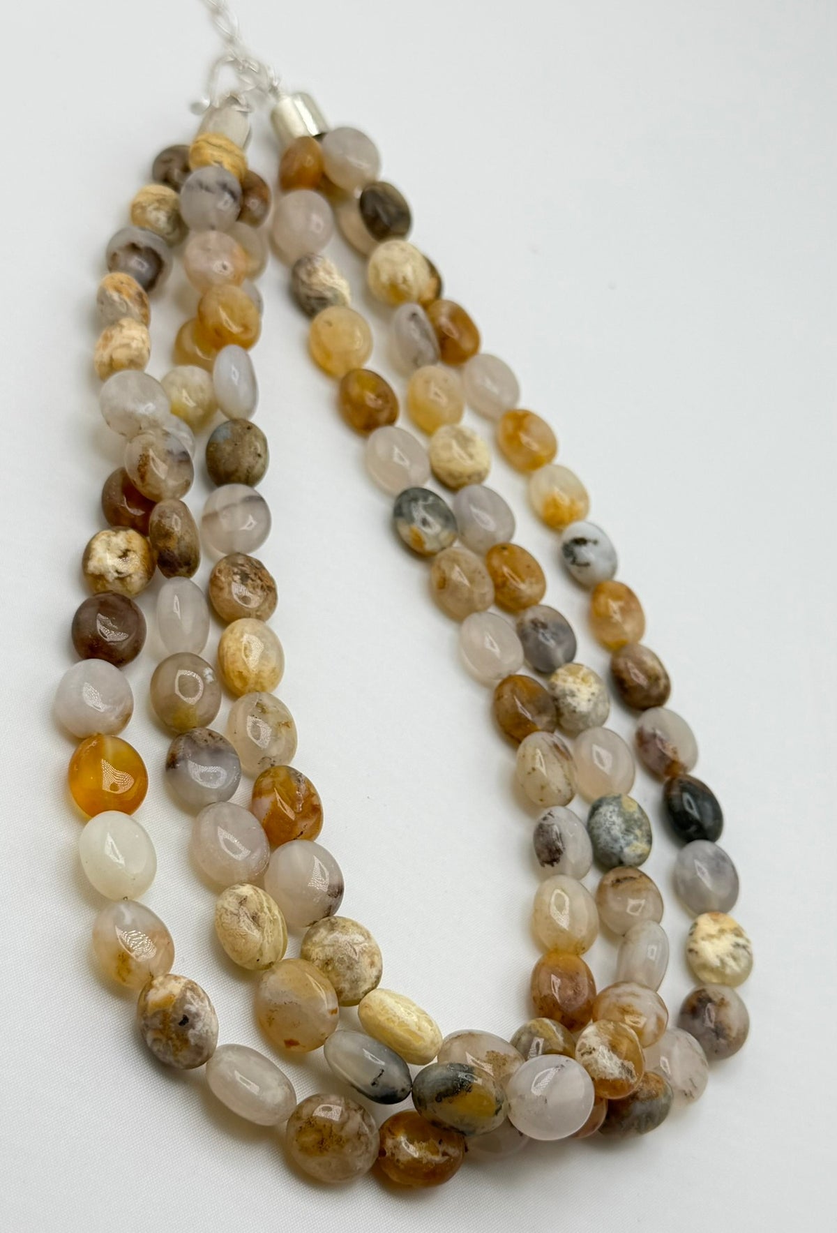 925 Sterling Silver Jay King DTR Multi-Strand Of  Moonstone Necklace