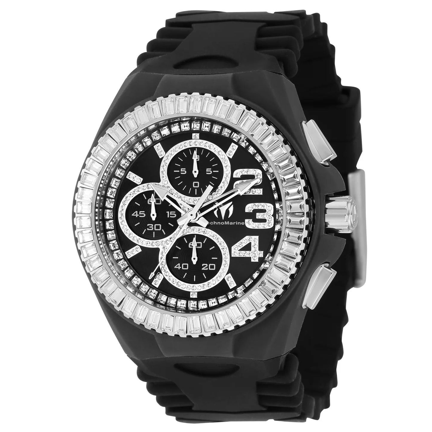 Technomarine Men's Cruise Quartz Chronograph Black Dial Watch