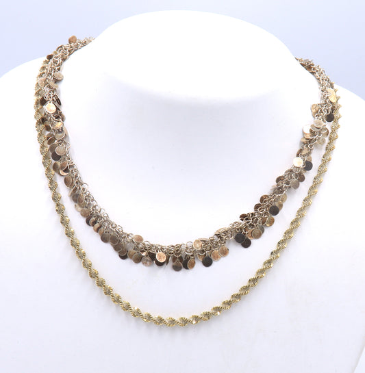 Lot of 2 Vintage 925 Sterling Silver Necklaces