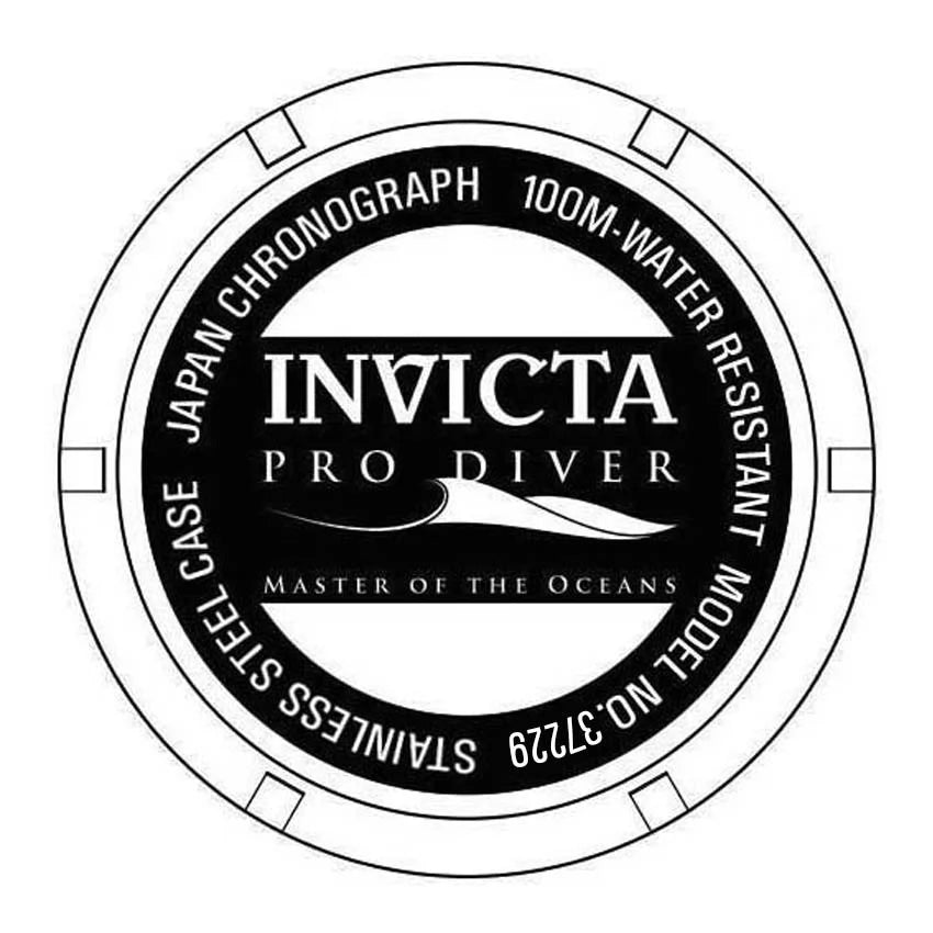 Invicta Men's Pro Diver Quartz Chronograph Blue, Red Dial Watch