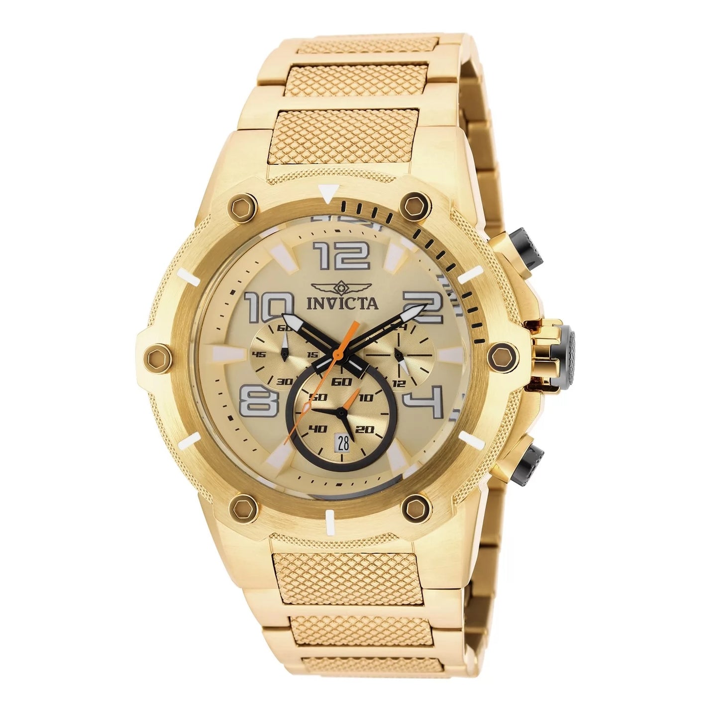 Invicta Men's Speedway Quartz Chronograph Gold Dial Watch