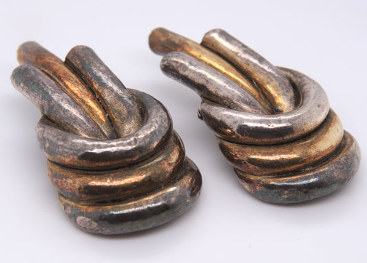 Vintage 925 Sterling Silver Earrings