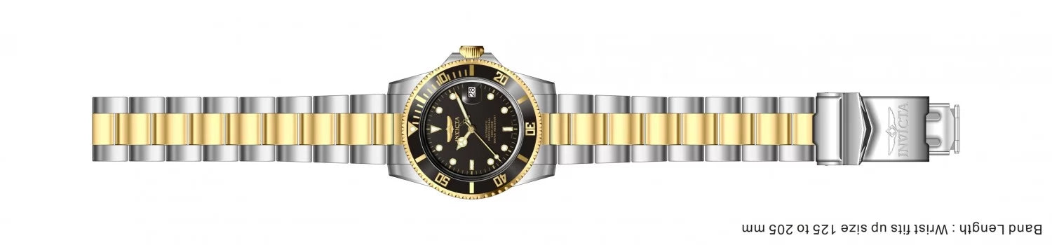 Invicta Men's Pro Diver Automatic 3 Hand Black Dial Watch