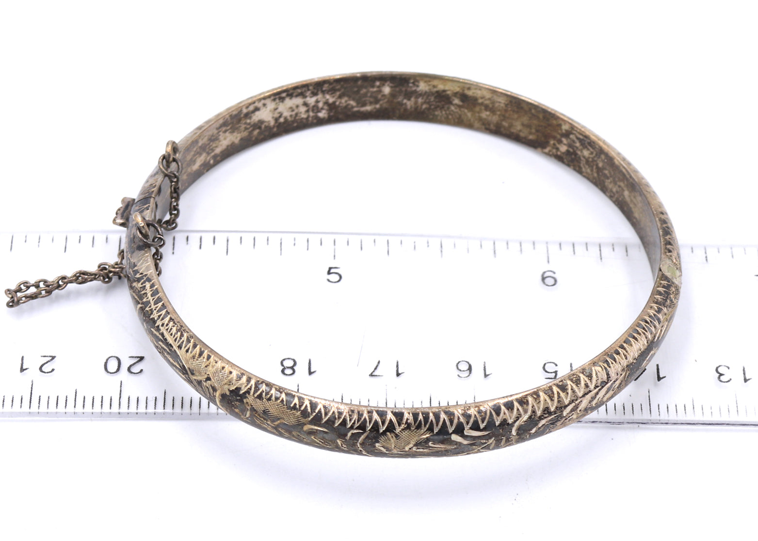 Group lot of 3 vintage 925 sterling silver bangles