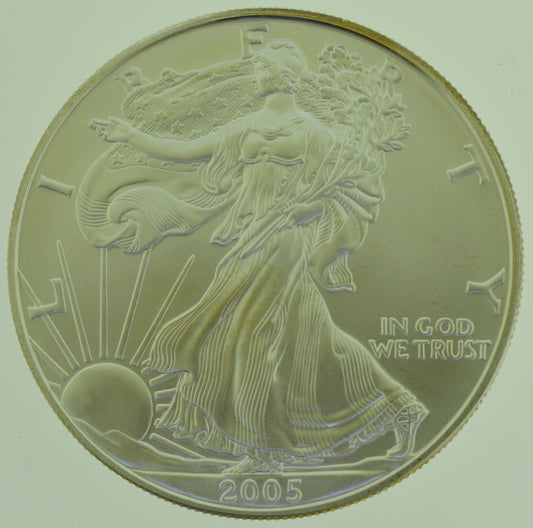2005 1 oz Fine Silver one Dollar Eagle US Coin