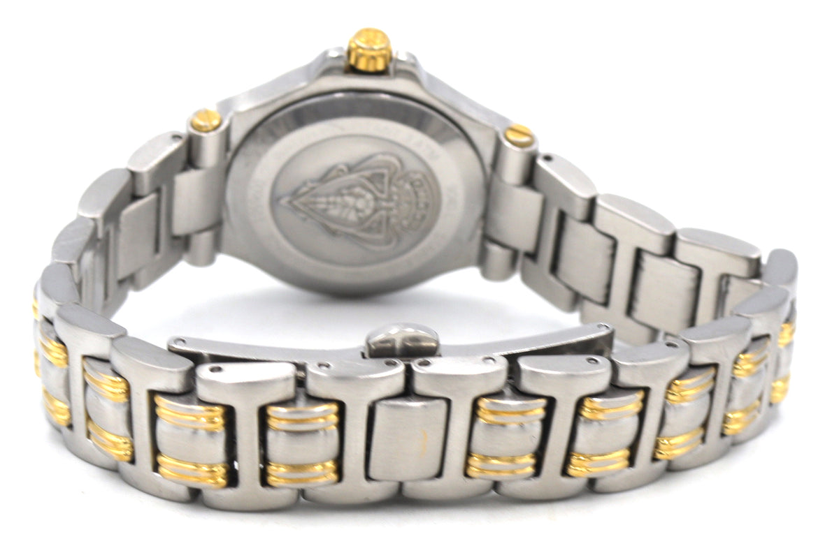 Gucci two tone cream dial quartz watch