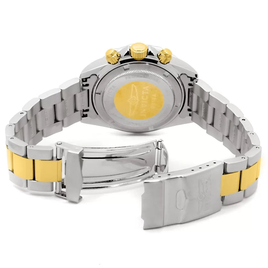 Invicta Men's Speedway Quartz 3 Hand Black Dial Watch