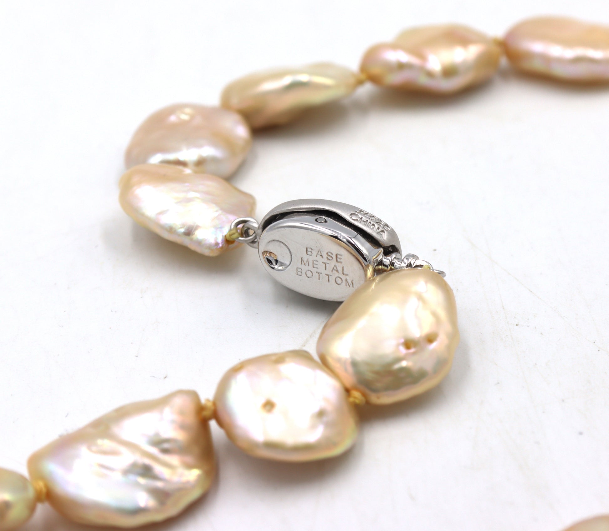 Honora pearl necklace with sterling silver clasp