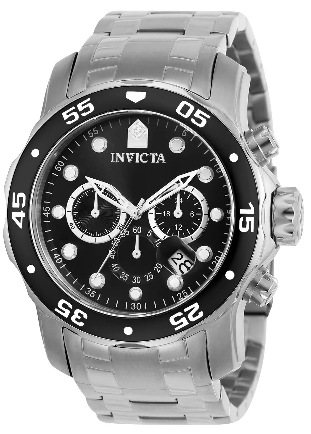Invicta Men's Pro Diver Quartz Chronograph Black Dial Watch