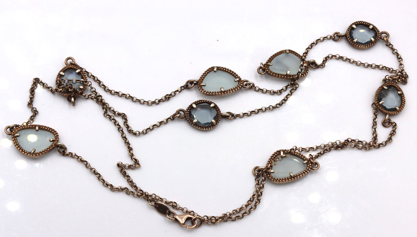 Group lot of 4 Vintage 925 sterling silver necklaces