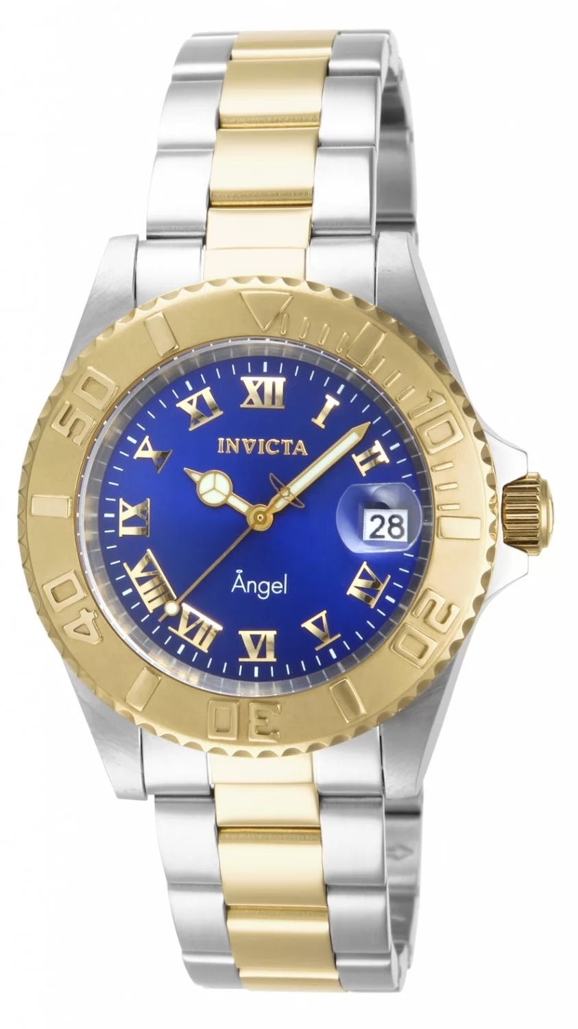 Invicta Women's Angel Quartz 3 Hand Blue Dial Watch