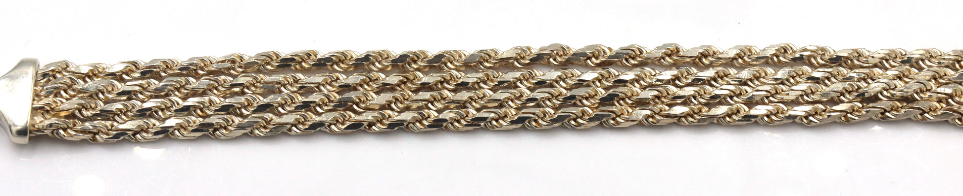 Lot of 2 Vintage 925 sterling silver bracelets