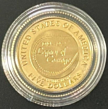 1997 United States Mint Jackie Robinson 50th Anniversary Commemorative Two Coin Proof Set