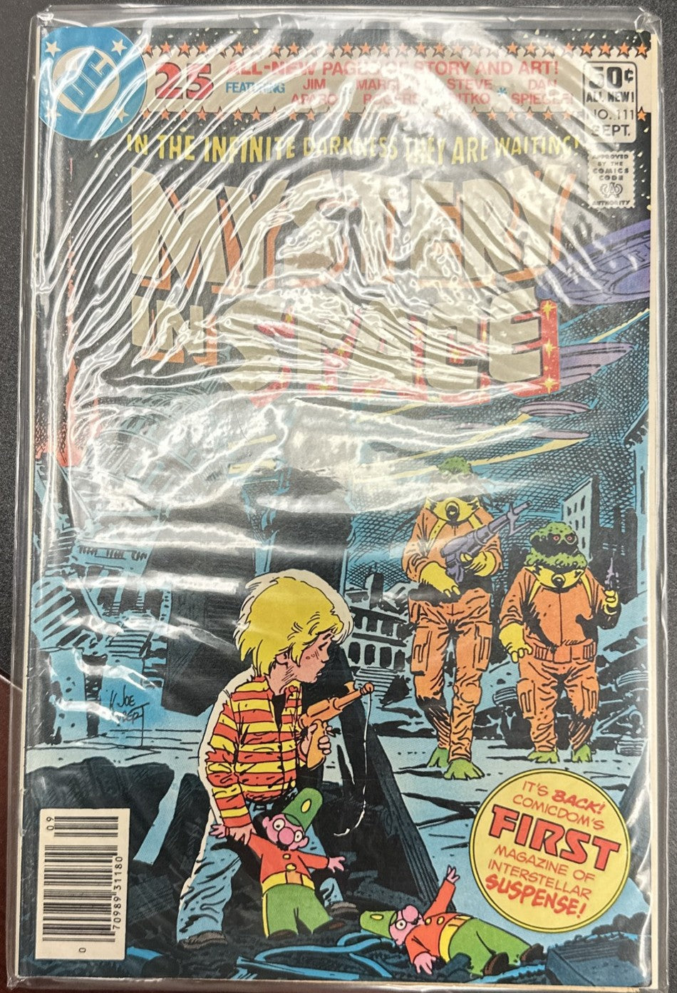 Vintage DC Bronze Age Comic Book Lot New Teen Titans, Mystery in Space & Kobra #1