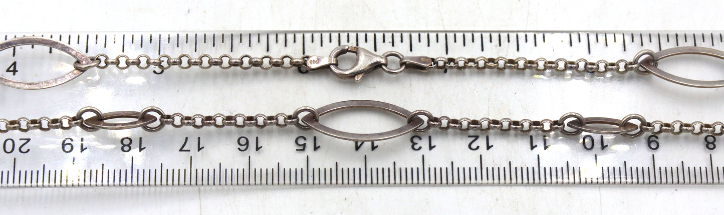 Group lot of 6 vintage 925 sterling silver necklaces