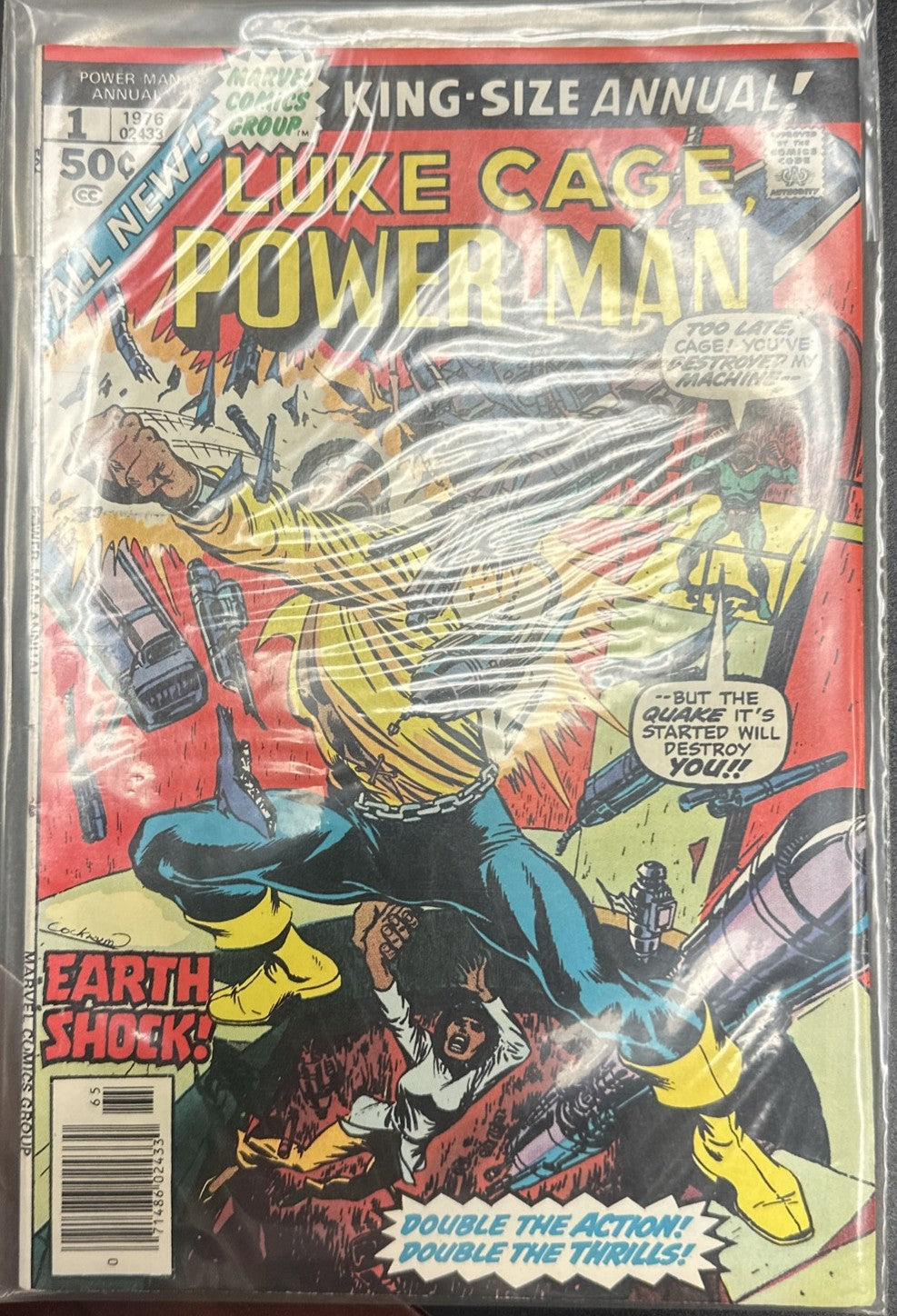 Vintage Comic Book & Advertising Insert Lot Featuring Iron Man, Luke Cage, Cyborg, Mandrake & More –