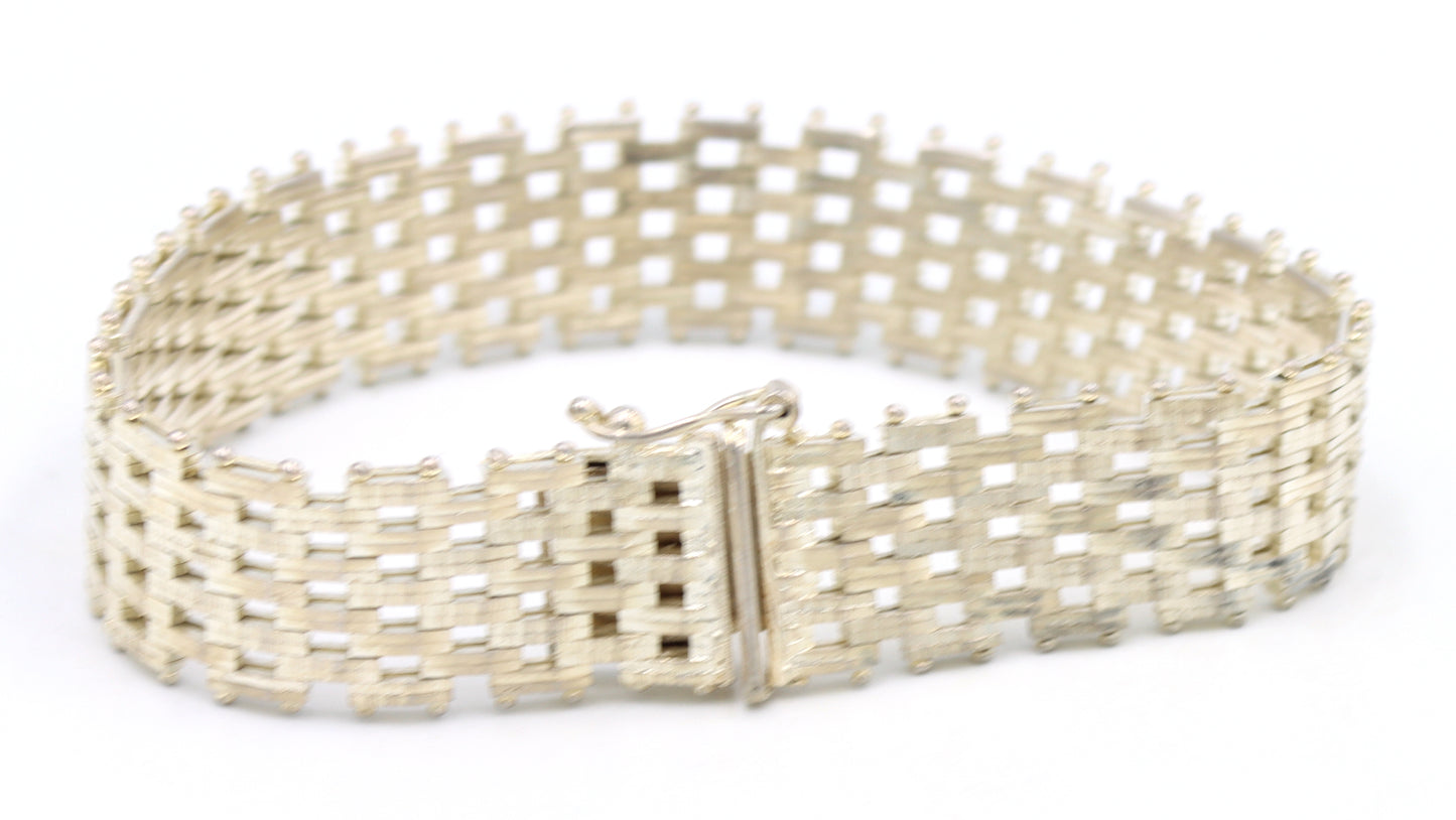 Group lot of 3 Vintage 925 sterling silver bracelets