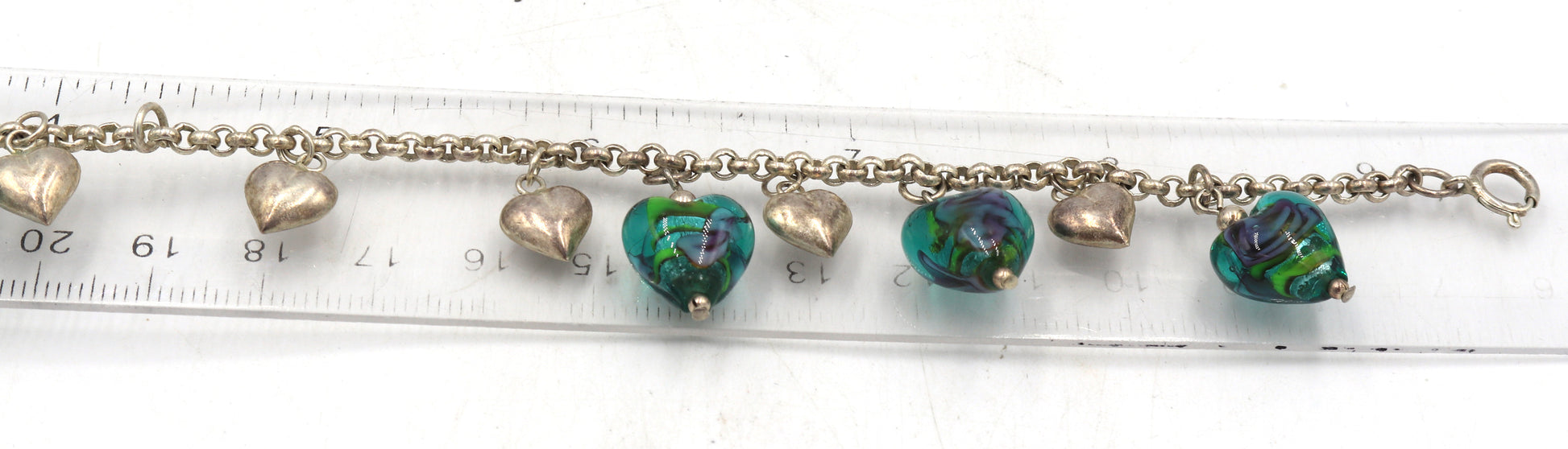 Group lot of 8 Vintage 925 sterling silver bracelets
