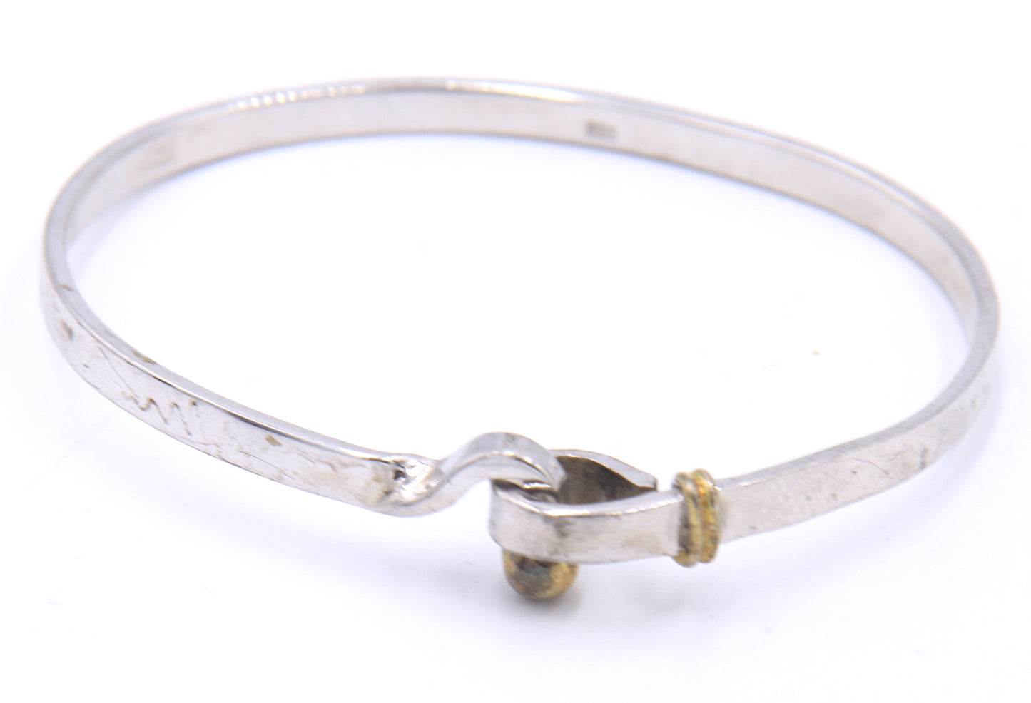 Group lot of vintage 925 sterling silver bangles