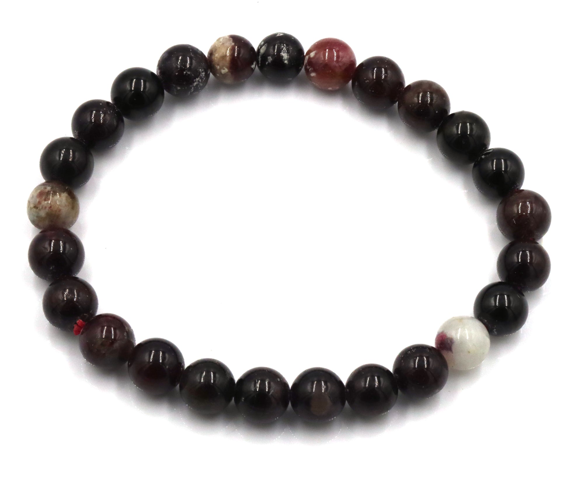 Natural gemstone bangle bracelet