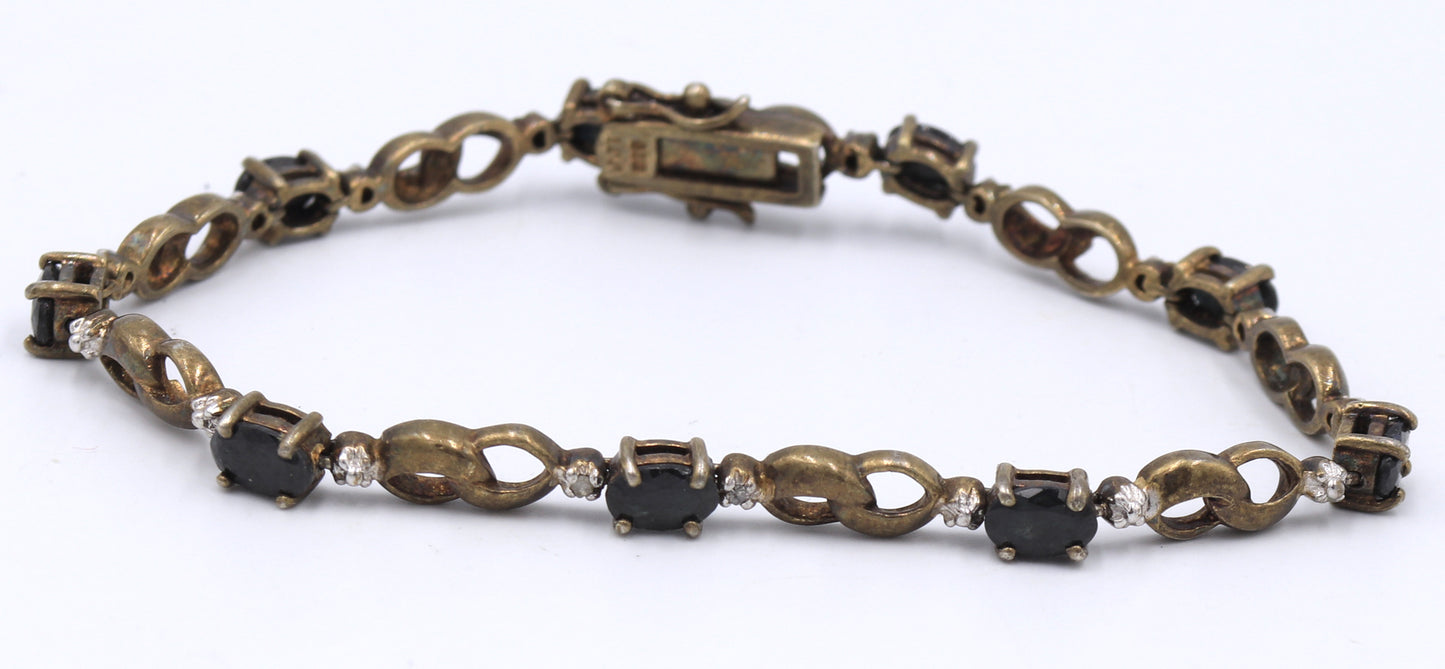 Lot of3 vintage 925 sterling silver bracelets