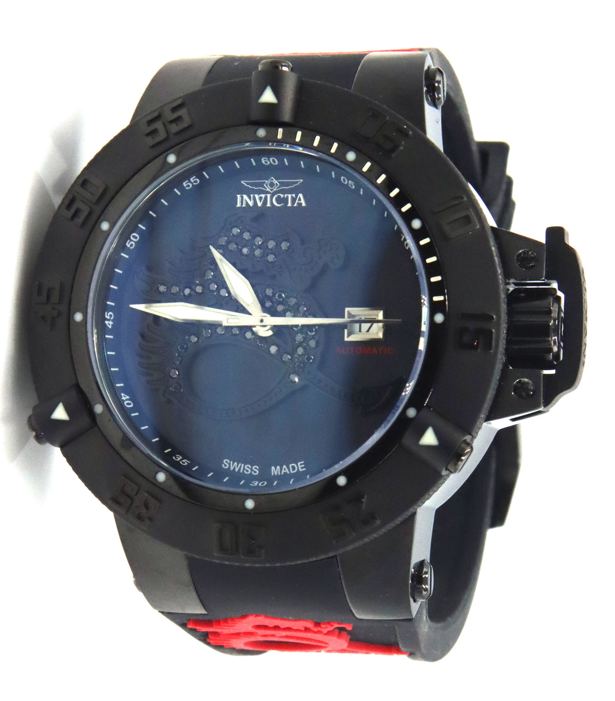 Invicta Subaqua Noma III with a striking blue dial and black case