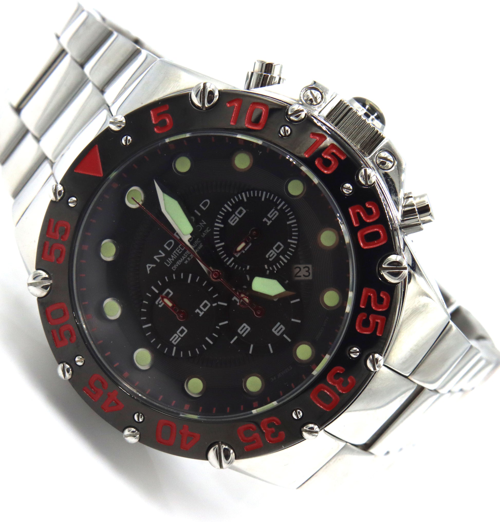 Android Enforcer SII NE78A chronograph automatic watch