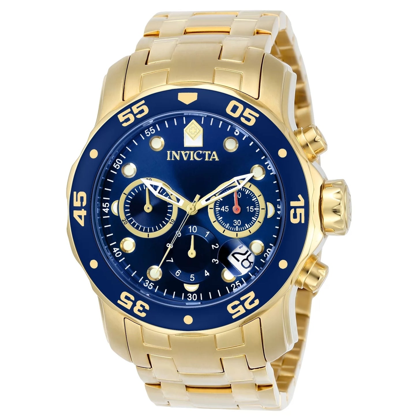 Invicta Men's Pro Diver Quartz Chronograph Blue Dial Watch