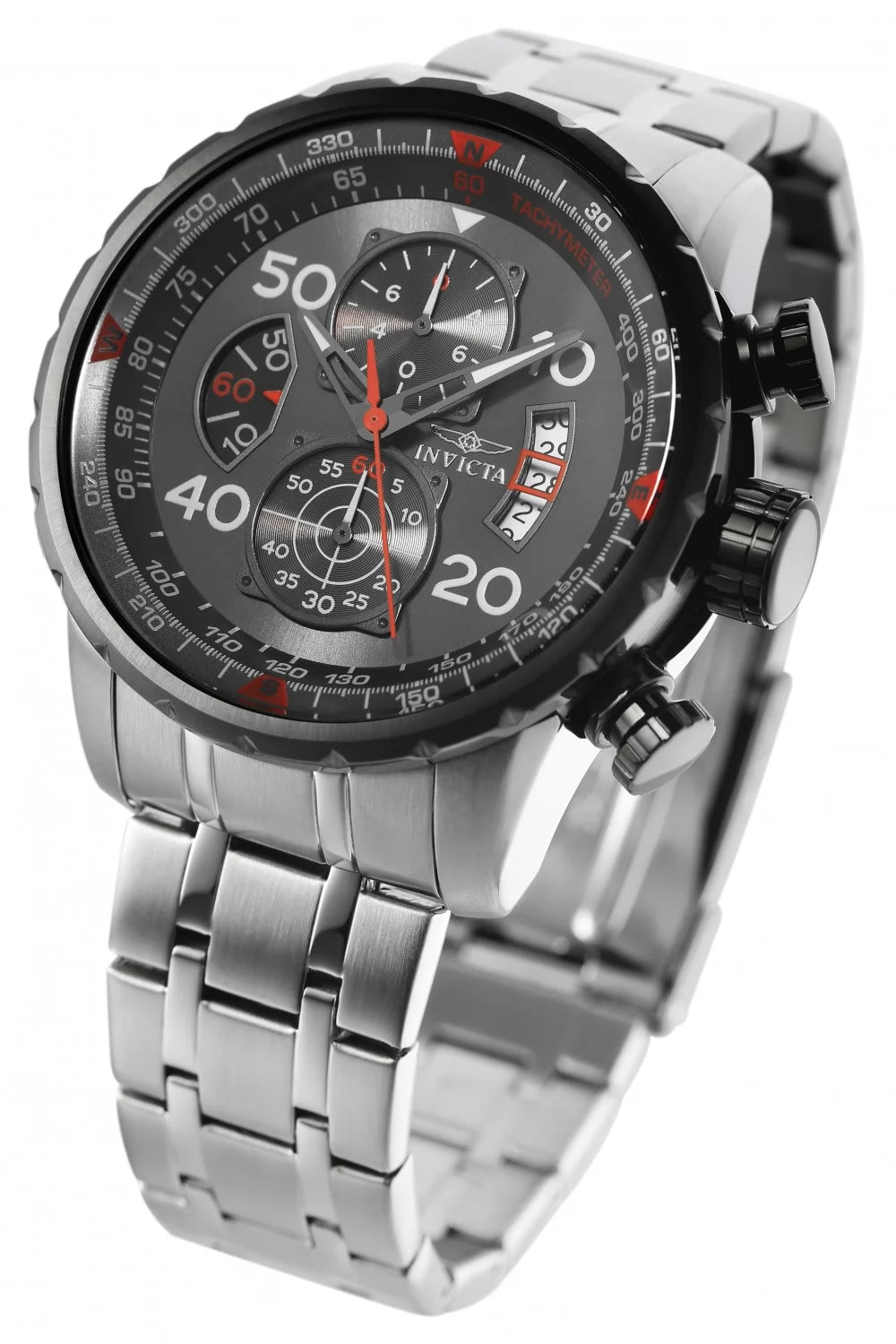 Invicta Women's Aviator Quartz Chronograph Gunmetal Dial Watch