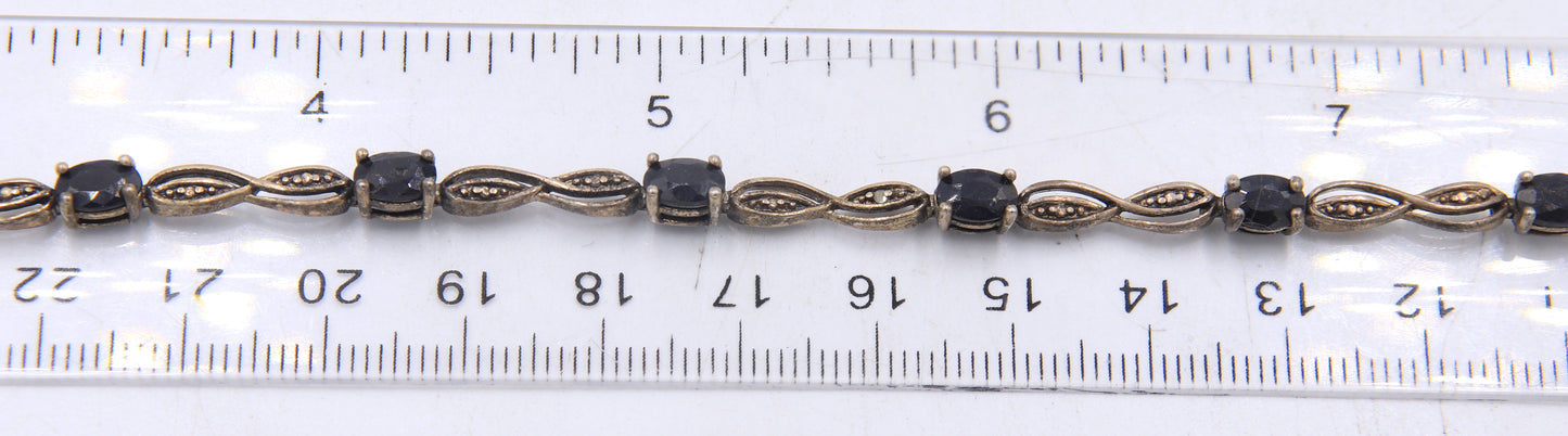 Group Lot of 11 Vintage 925 Sterling Silver Bracelets