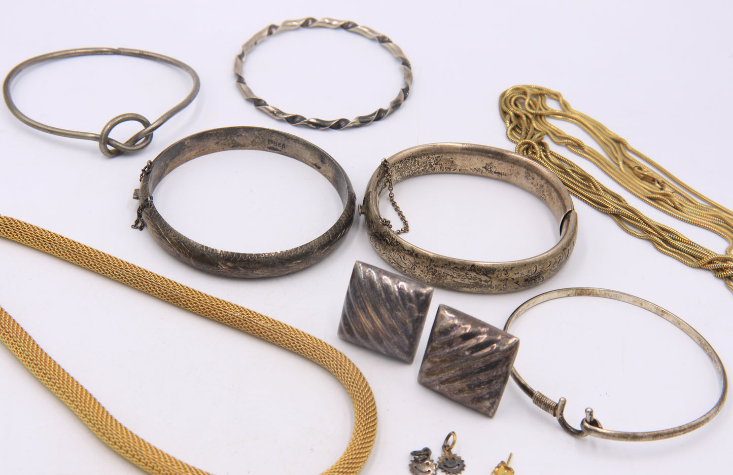 Group Lot of Silver and Custom Jewelry