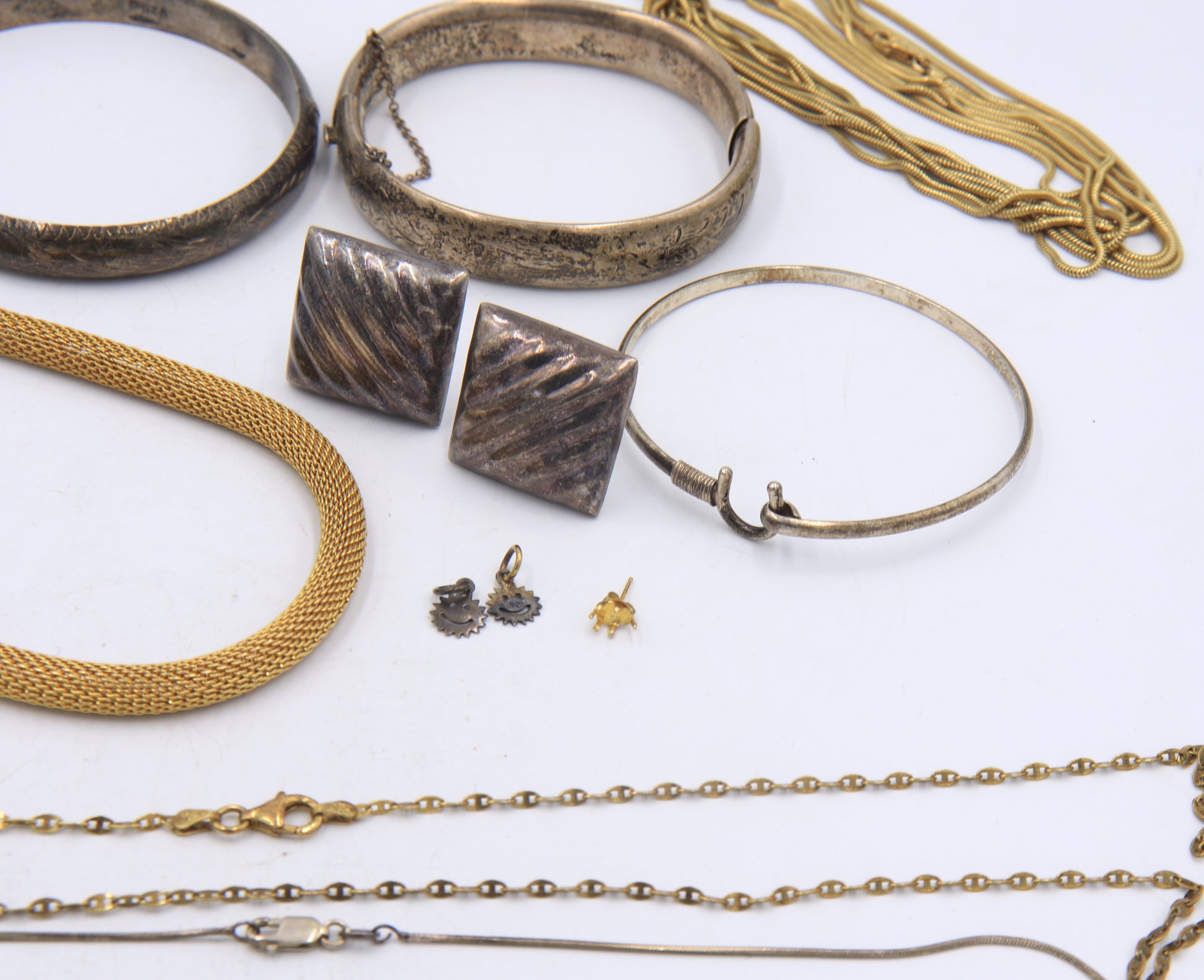 Group Lot of Silver and Custom Jewelry
