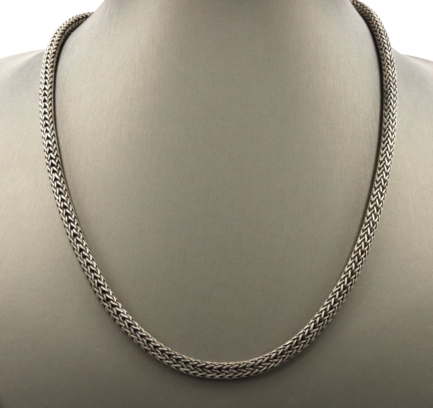 925 Sterling silver Byzantine chain necklace