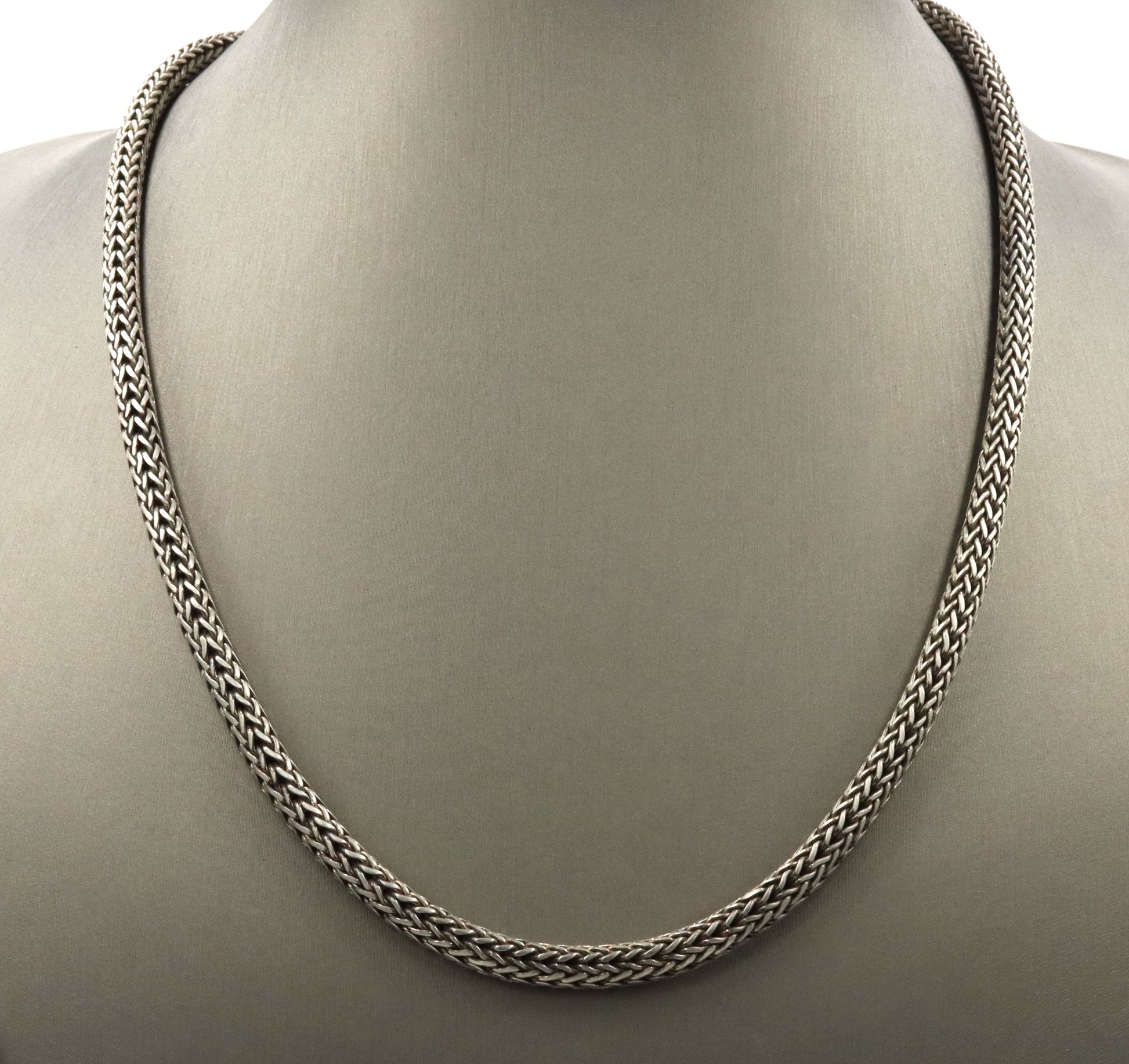 925 Sterling silver Byzantine chain necklace