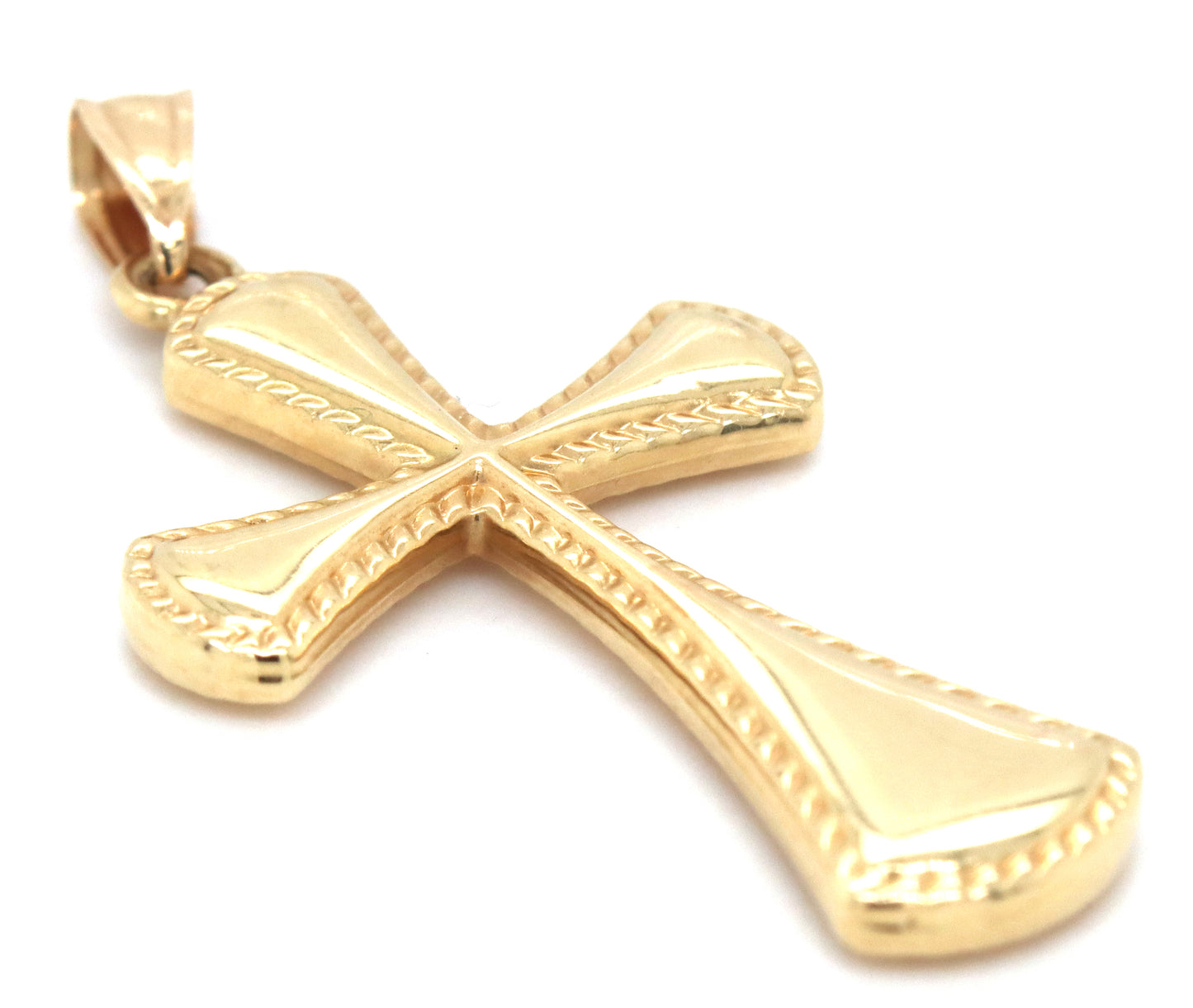 14kt Yellow gold cross pendant