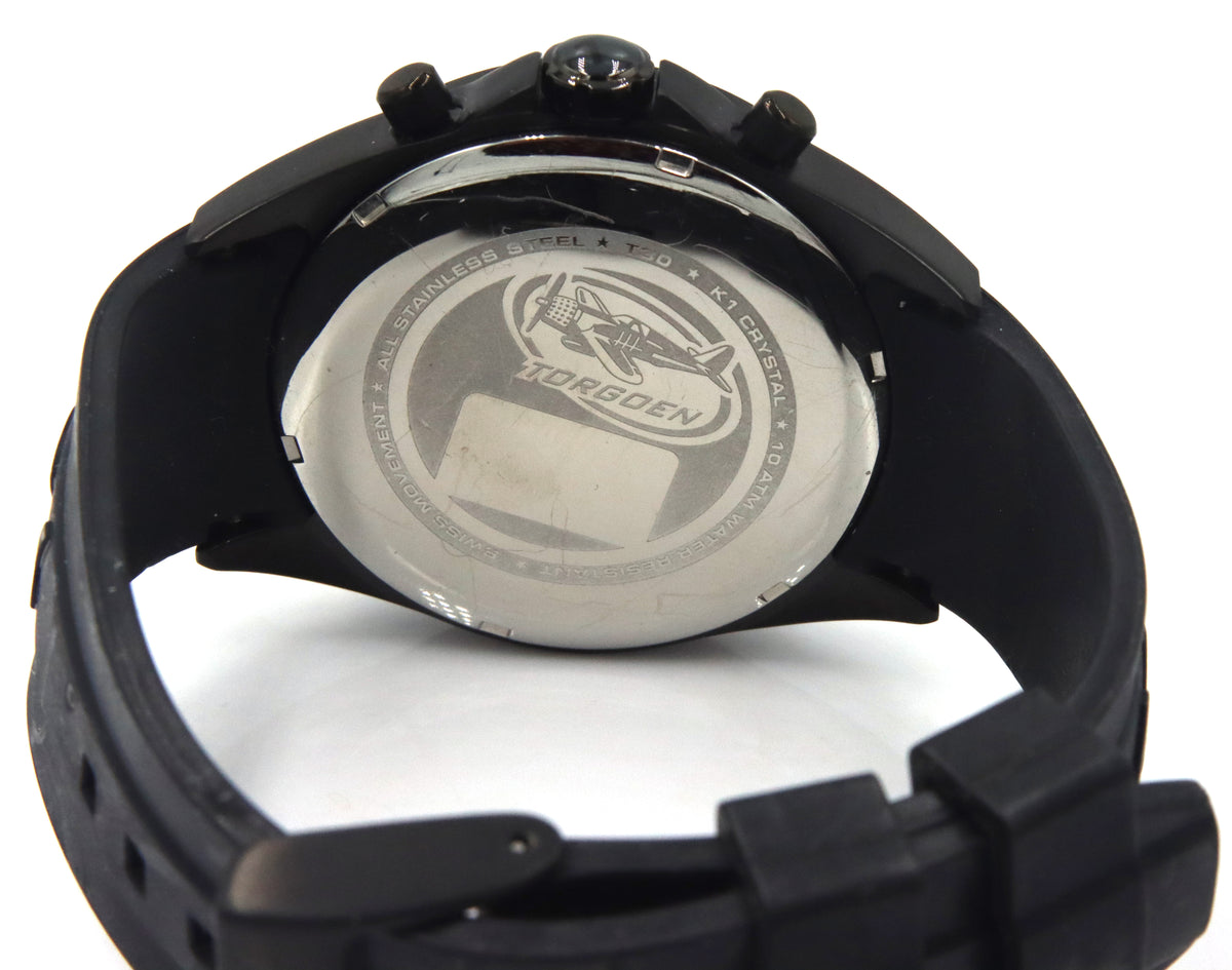 Clearly Torgoen orange dial watch