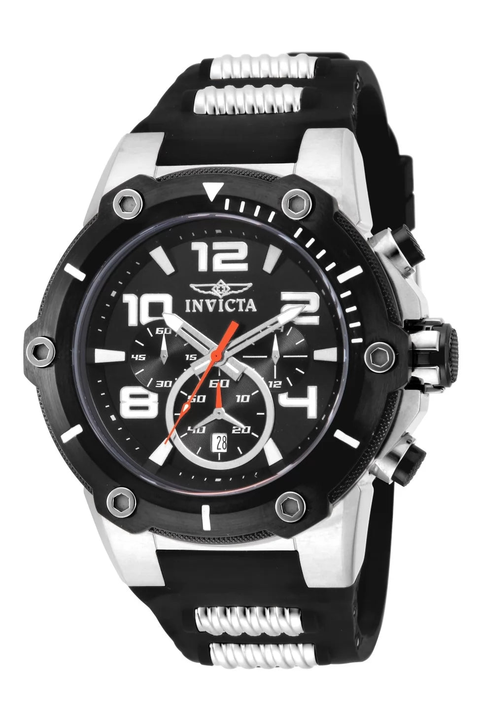 Invicta Men's Speedway Quartz Chronograph Black Dial Watch