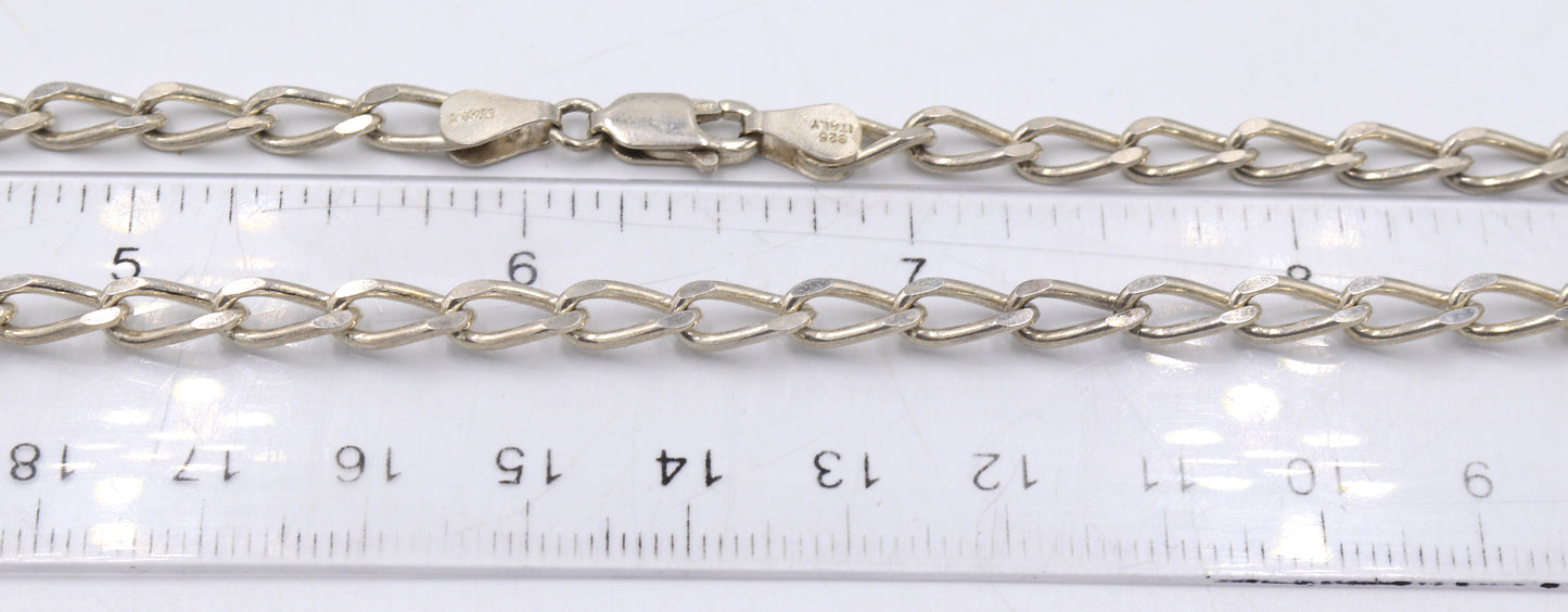 Group lot of vintage 925 sterling silver necklaces