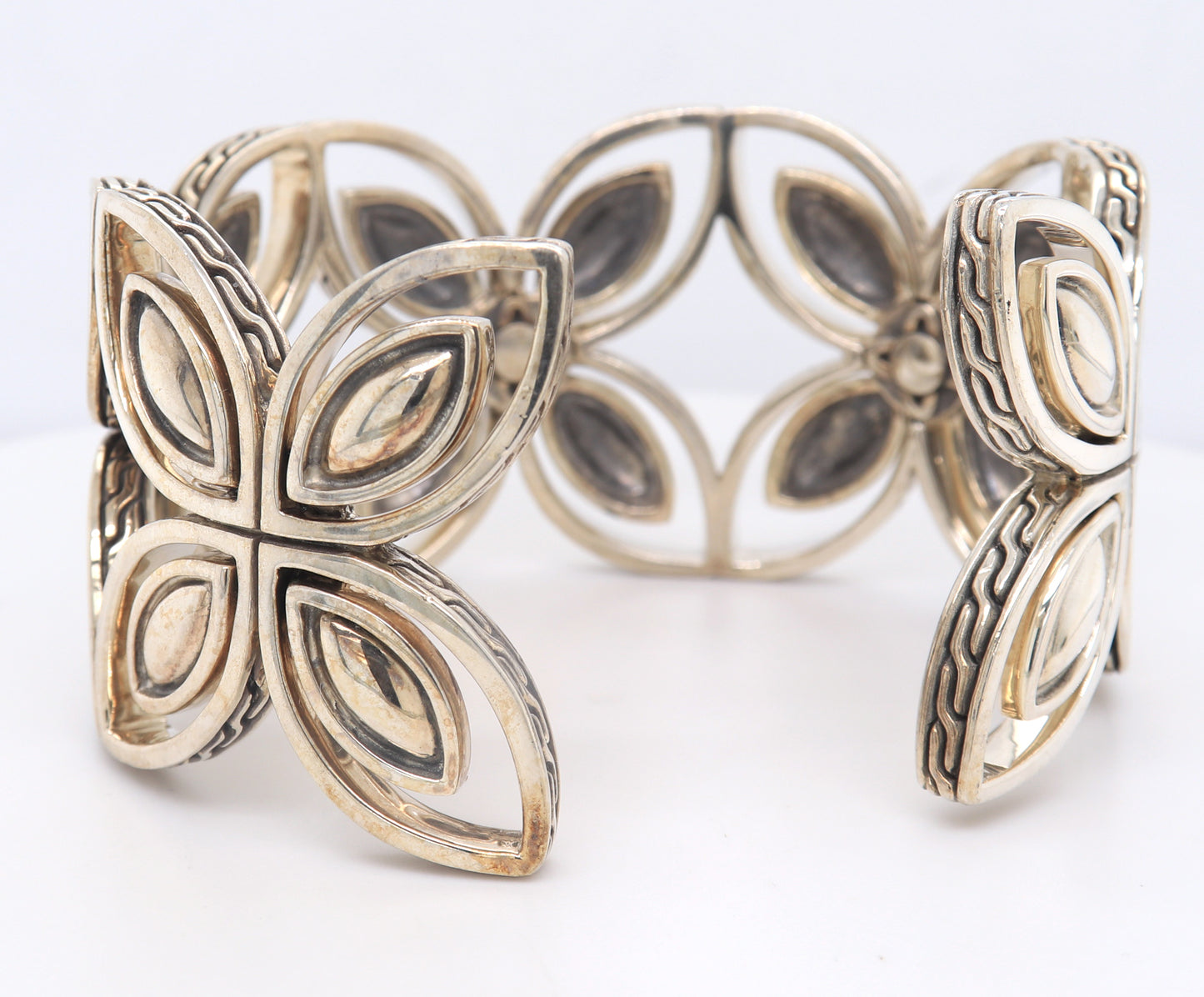 John Hardy Kawung Cuff Bangle in Sterling Silver