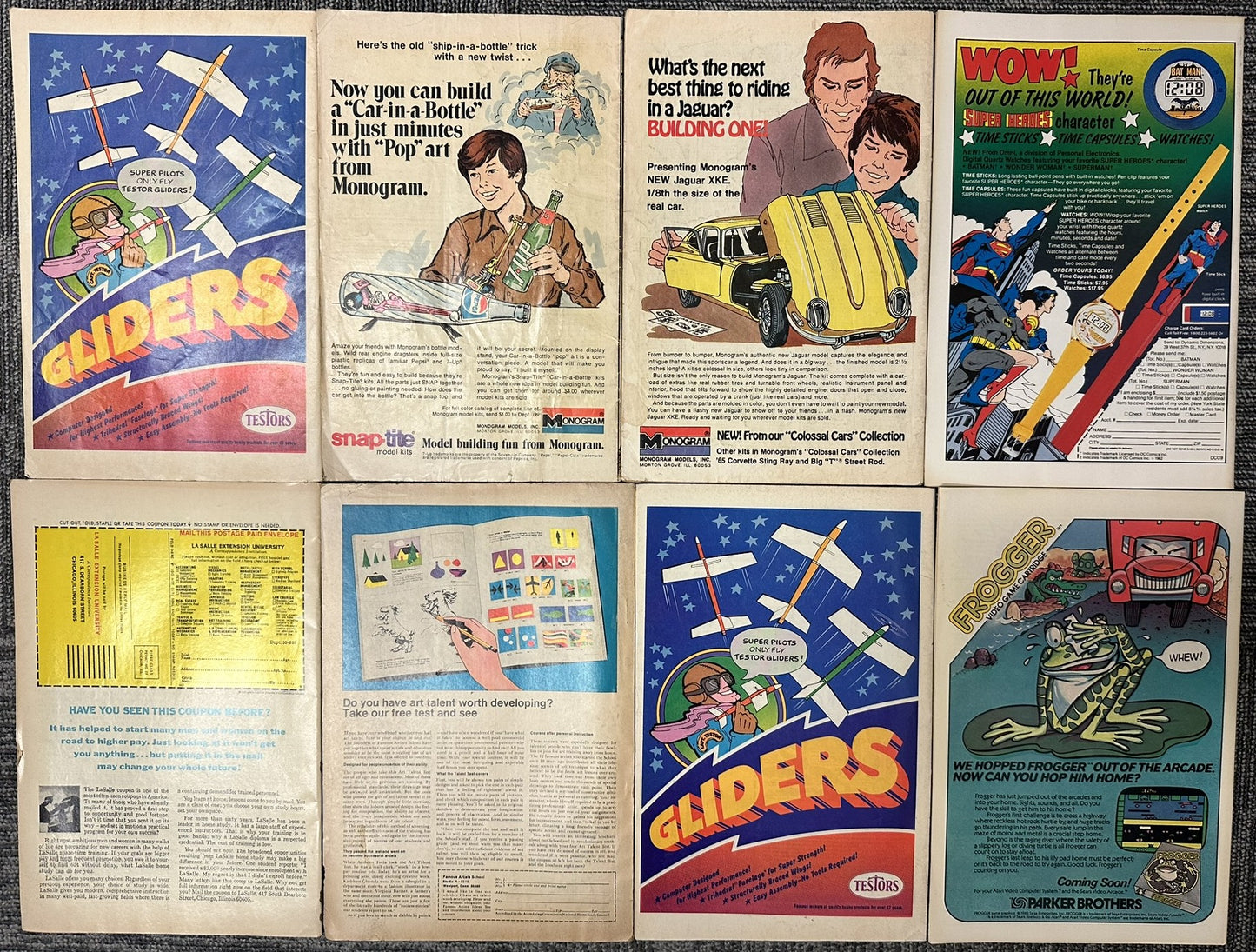 Vintage Bronze & Copper Age Comic Book Lot of 8 Marvel & DC Hulk, Spider-Man, Conan, Tor & More