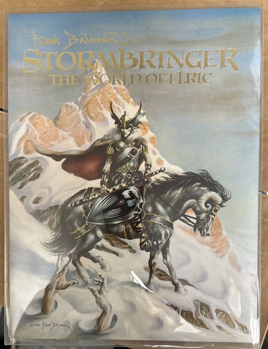 Frank Brunner “Stormbringer: The World of Elric” 1982 Fantasy Art Print Elric of Melniboné