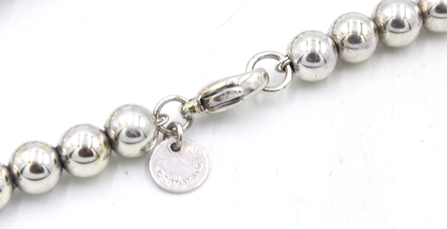 Tiffany & Co Hardware Graduated ball necklace