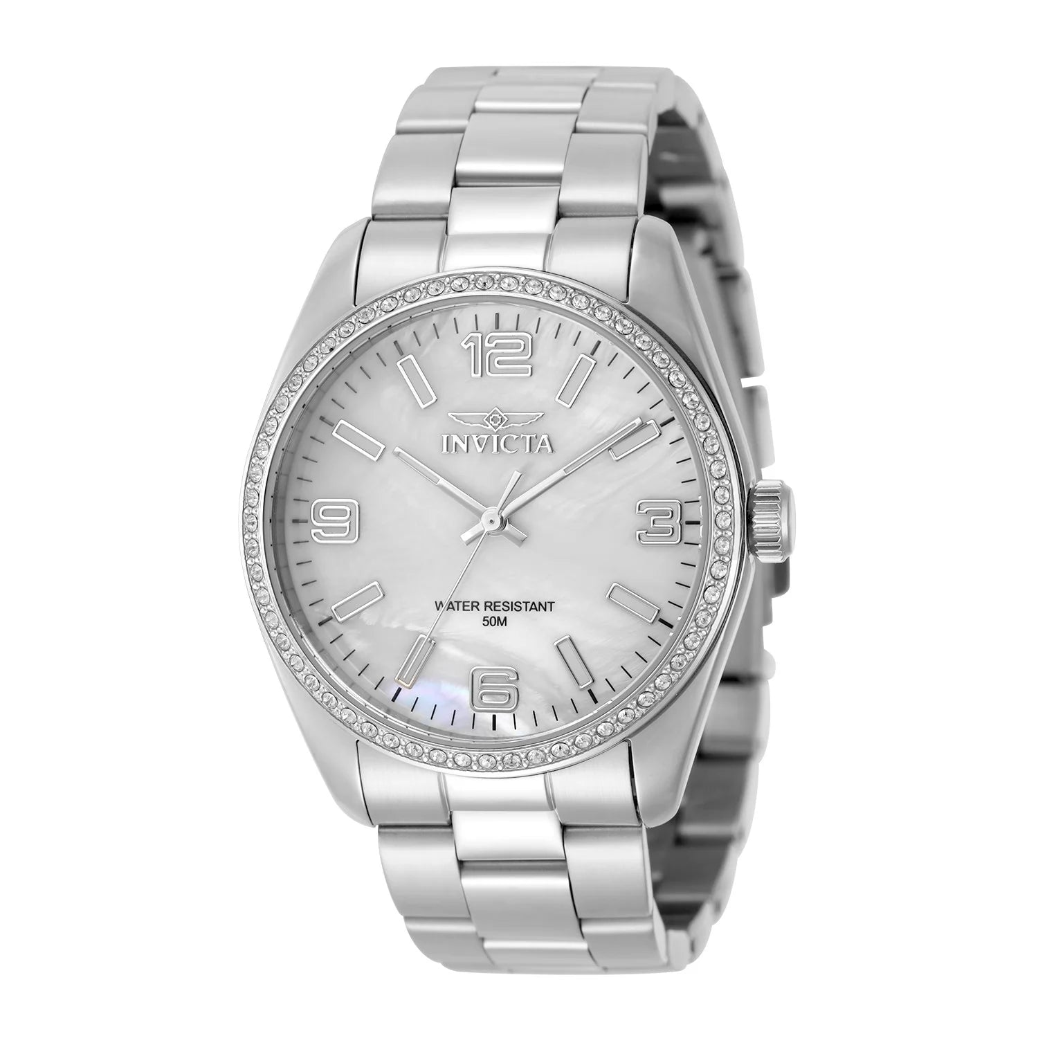 Invicta Women's Specialty Quartz PC21 White Dial Watch