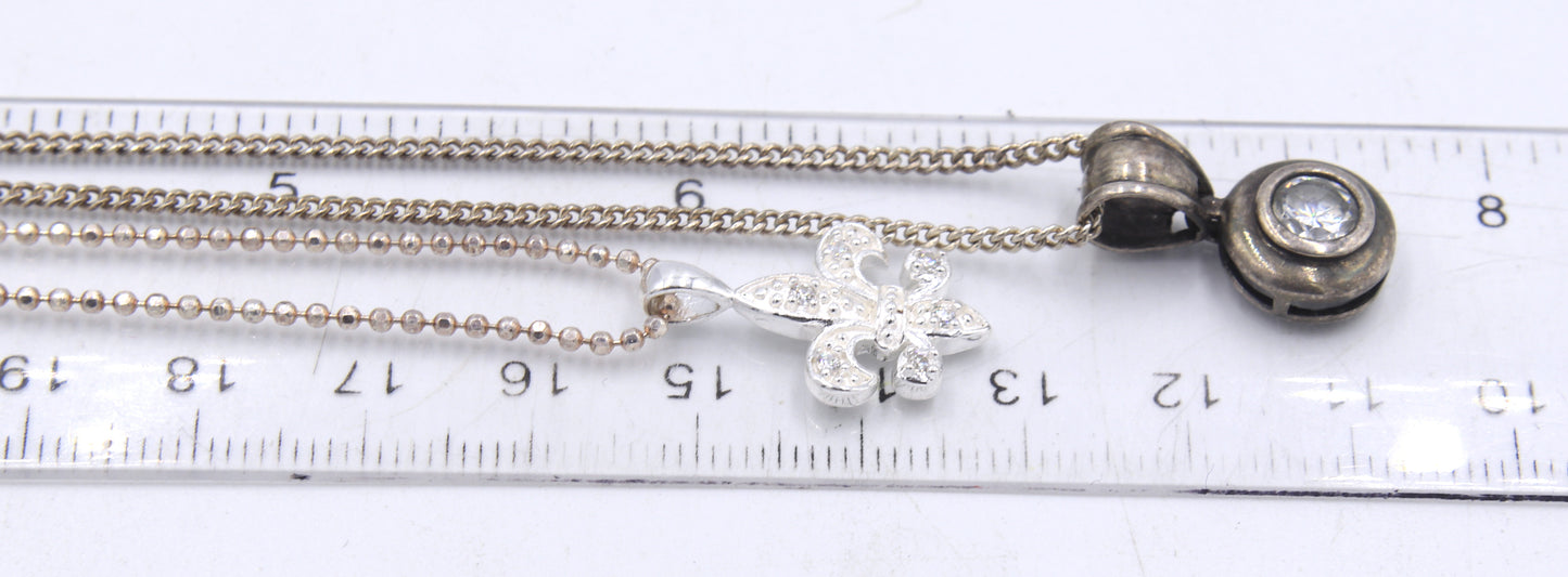 Group lot of vintage 925 sterling silver jewelry
