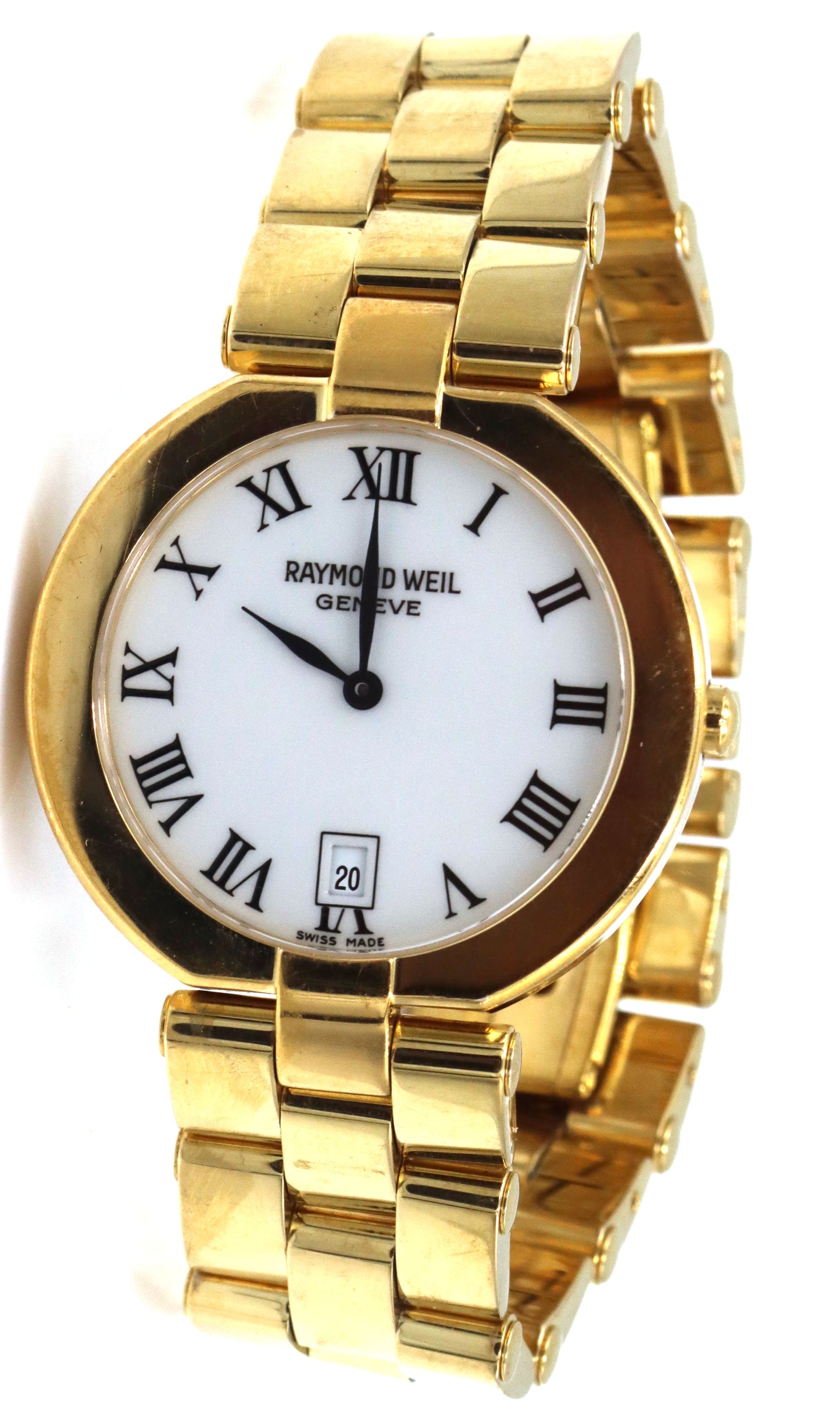 Raymond Weil gold tone Roman numeral watch