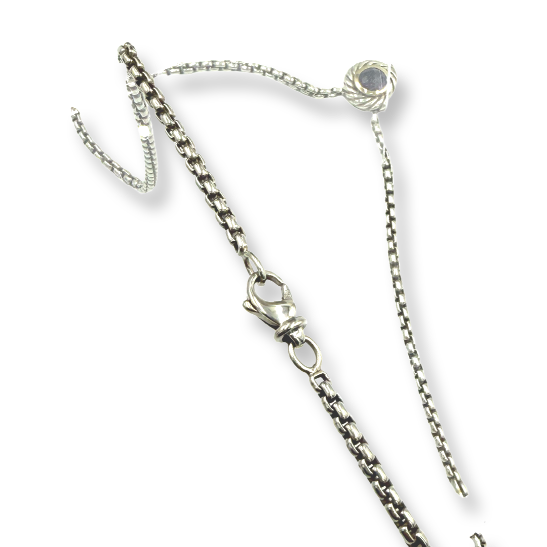 David Yurman Amethyst cookie necklace