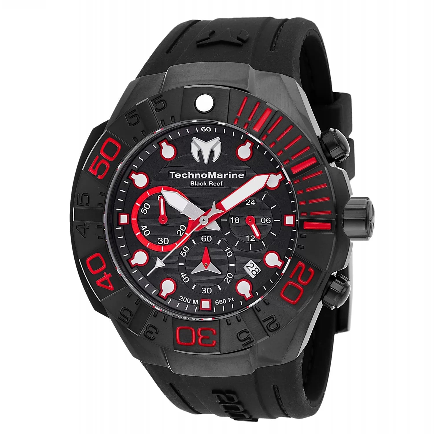 Technomarine Men's Reef Quartz Chronograph Black Dial Watch