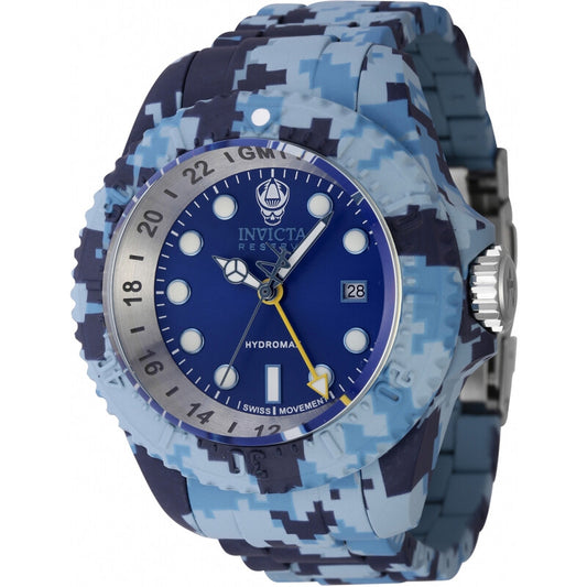 Invicta Reserve GMT Blue Dial Two-Tone Stainless Steel Men’s Dive Watch