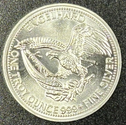 1985 Engelhard Prospector 1 oz .999 Fine Silver Round
