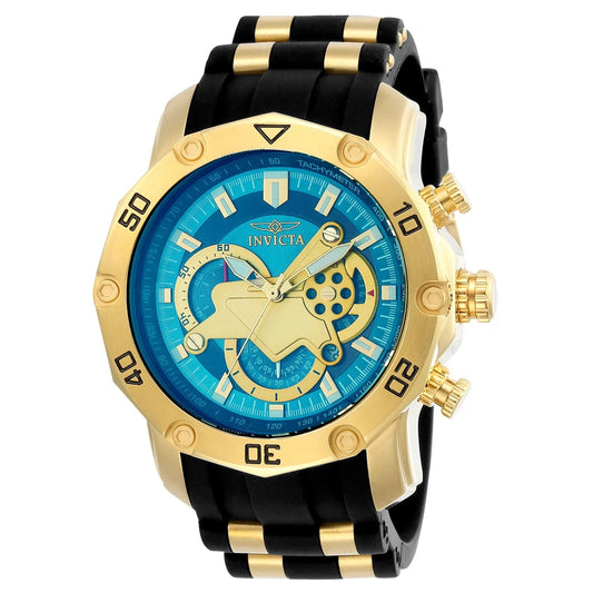 Invicta Men's Pro Diver Quartz Multifunction Blue Dial Watch